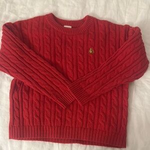 GAP Vibrant Red Knit Sweater